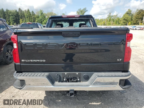 2023 Chevrolet Silverado 1500 LT with VIN 1GCRDDED0PZ250746, listed as a Copart auction lot 69834674 with 0 mi miles and Salvage Title. Bid and sale history available at carsss.com. Image 6.
