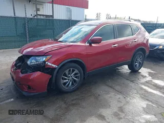 2016 Nissan Rogue SV with VIN KNMAT2MV3GP676246, listed as a IAAI auction lot 41915146 with 288,704 mi miles. Bid and sale history available at carsss.com. Image 20.
