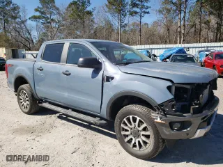 2023 Ford Ranger XL with VIN 1FTER4FH1PLE14316, listed as a Copart auction lot 43551245 with 28,395 mi miles and Salvage Title. Bid and sale history available at carsss.com. Image 4.