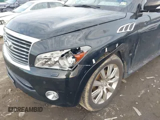 2013 Infiniti QX56 with VIN JN8AZ2NC8D9330158, listed as a IAAI auction lot 41612916 with 124,346 mi miles and . Bid and sale history available at DreamBid. Image 6.