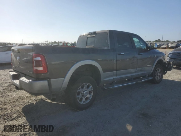 2022 Ram 2500 Laramie with VIN 3C6UR5FL9NG166078, listed as a Copart auction lot 60543875 with 51,198 mi miles and Salvage title. Bid and sale history available at DreamBid. Image 3.