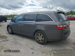 2013 Honda Odyssey EX-L with VIN 5FNRL5H67DB009743, listed as a Copart auction lot 55881595 with 232,658 mi miles and Clean Title. Bid and sale history available at DreamBid. Image 2.