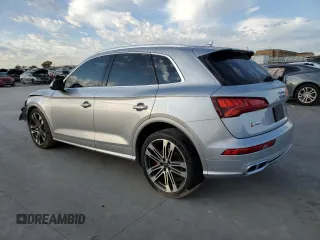 2018 Audi SQ5 Premium Plus with VIN WA1A4AFY2J2119969, listed as a Copart auction lot 69327482 with 57,897 mi miles. Bid and sale history available at carsss.com. Image 2.