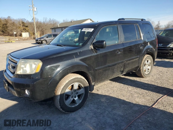 2011 Honda Pilot EX-L with VIN 5FNYF4H57BB017696, listed as a Copart auction lot 45920415 with 223,026 mi miles and Clean Title. Bid and sale history available at carsss.com. Image 1.