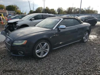 2012 Audi S5 Premium Plus with VIN WAUCGAFH0CN005201, listed as a Copart auction lot 76103784 with 134,768 mi miles and Salvage Title. Bid and sale history available at carsss.com. Image 1.