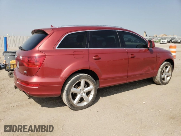2007 Audi Q7 Premium Plus with VIN WA1EY74L97D068404, listed as a Copart auction lot 71579774 with 126,564 mi miles and Clean title. Bid and sale history available at DreamBid. Image 3.
