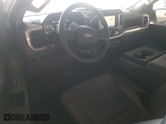 2022 Ford F-150 XL with VIN 1FTMF1C5XNKF26323, listed as a Copart auction lot 60160145 with 43,209 mi miles and Salvage title. Bid and sale history available at DreamBid. Image 8.