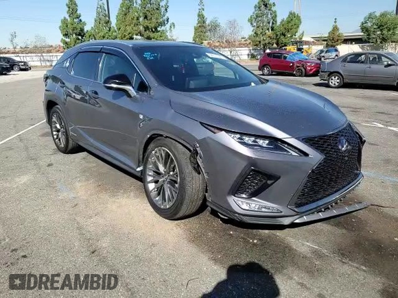 2020 Lexus RX with VIN 2T2YGMDA8LC054063, listed as a Copart auction lot 64370343 with 59,681 mi miles. Bid and sale history available at carsss.com. Image 12.