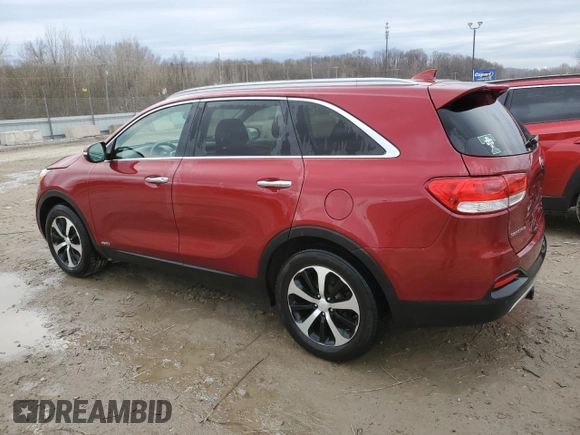 2016 Kia Sorento EX with VIN 5XYPHDA12GG025167, listed as a Copart auction lot 44325245 with 111,174 mi miles and Salvage Title. Bid and sale history available at DreamBid. Image 2.