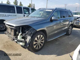2017 Mercedes-Benz GLS 450 with VIN 4JGDF6EEXHA966316, listed as a Copart auction lot 42921734 with 79,715 mi miles and . Bid and sale history available at DreamBid. Image 1.