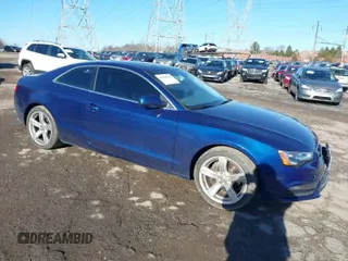 2014 Audi A5 Premium Plus with VIN WAULFAFR5EA040385, listed as a IAAI auction lot 41810765 with 151,835 mi miles and . Bid and sale history available at DreamBid. Image 1.