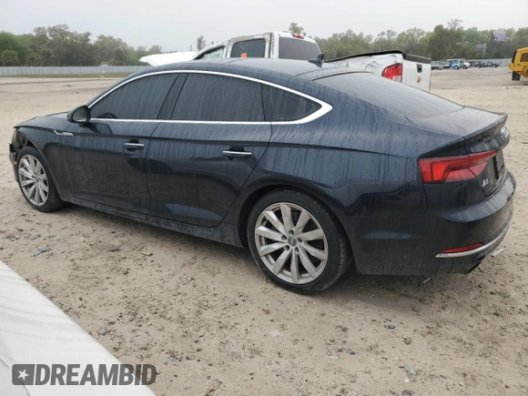 2018 Audi A5 Sportback Premium Plus with VIN WAUBNCF5XJA134697, listed as a Copart auction lot 45027994 with 48,499 mi miles. Bid and sale history available at carsss.com. Image 2.
