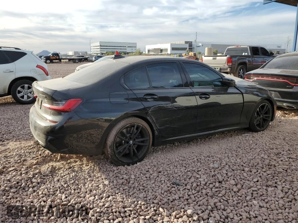 2021 BMW 3 Series M340i with VIN 3MW5U7J09M8B69234, listed as a Copart auction lot 44027005 with 29,715 mi miles and Salvage Title. Bid and sale history available at carsss.com. Image 3.