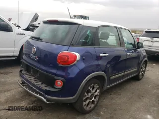 2015 FIAT 500L Urbana Trekking with VIN ZFBCFADH4FZ033544, listed as a Copart auction lot 76069444 with 85,063 mi miles and Salvage Title. Bid and sale history available at carsss.com. Image 3.
