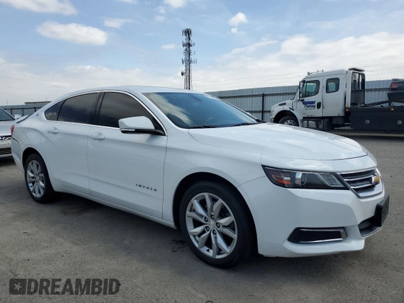 2017 Chevrolet Impala LT with VIN 1G1105SA6HU212292, listed as a Copart auction lot 53299175 with 186,530 mi miles and Salvage Title. Bid and sale history available at DreamBid. Image 4.