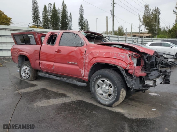 2022 Toyota Tacoma 2WD SR with VIN 3TYRX5GN7NT054261, listed as a Copart auction lot 46511675 with 34,943 mi miles and Non Repairable. Bid and sale history available at carsss.com. Image 4.