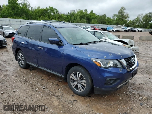 2020 Nissan Pathfinder S z VIN 5N1DR2AM1LC619287, wystawiony jako Copart lot #55722755 z przebiegiem Nie podano mil oraz Szkoda całkowita • Salvage title. Historia ofert i sprzedaży dostępna na DreamBid. Obrazek 4.