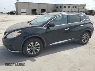 2016 Nissan Murano SV with VIN 5N1AZ2MG5GN150577, listed as a Copart auction lot 49820065 with 129,326 mi miles and Salvage Title. Bid and sale history available at carsss.com. Image 1.