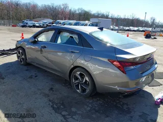 2021 Hyundai Elantra SEL with VIN KMHLN4AG0MU155577, listed as a IAAI auction lot 41853205 with 40,862 mi miles. Bid and sale history available at carsss.com. Image 3.