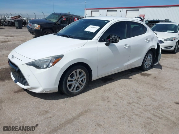2017 Toyota Yaris iA with VIN 3MYDLBYV9HY185026, listed as a IAAI auction lot 41834005 with 57,025 mi miles. Bid and sale history available at carsss.com. Image 19.