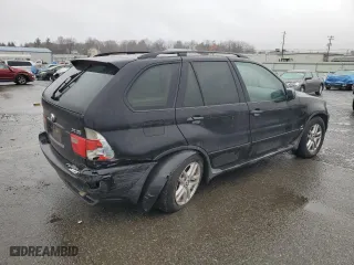 2006 BMW X5 3.0i with VIN 5UXFA13596LY27568, listed as a Copart auction lot 85254534 with 0 mi miles and Salvage Title. Bid and sale history available at carsss.com. Image 3.