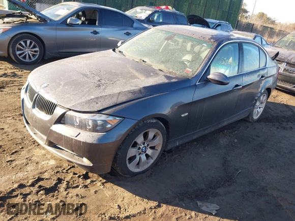 2006 BMW 3 Series 330xi with VIN WBAVD33586KV60409, listed as a IAAI auction lot 41436848 with 999,999 mi miles. Bid and sale history available at carsss.com. Image 2.