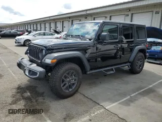 2024 Jeep Wrangler Sport S with VIN 1C4PJXDG0RW260789, listed as a Copart auction lot 64683815 with 4,125 mi miles and Salvage title. Bid and sale history available at DreamBid. Image 1.