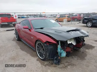 2016 Ford Mustang GT with VIN 1FA6P8CFXG5332566, listed as a IAAI auction lot 41071107 with 50,566 mi miles. Bid and sale history available at carsss.com. Image 1.