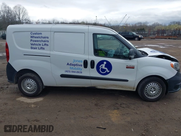2020 Ram ProMaster City Cargo Tradesman with VIN ZFBHRFAB6L6S17343, listed as a IAAI auction lot 41848209 with 114,047 mi miles and . Bid and sale history available at DreamBid. Image 13.