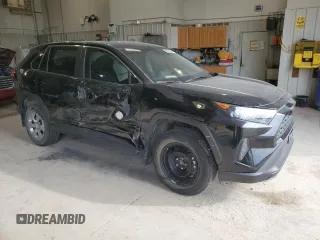 2022 Toyota RAV4 LE with VIN 2T3F1RFV0NC309521, listed as a Copart auction lot 50691855 with 28,956 mi miles and Salvage Title. Bid and sale history available at carsss.com. Image 4.