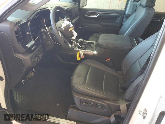 2024 Chevrolet Silverado 1500 LTZ with VIN 1GCUDGEL6RZ204568, listed as a Copart auction lot 48775205 with 10,633 mi miles and Salvage Title. Bid and sale history available at DreamBid. Image 7.