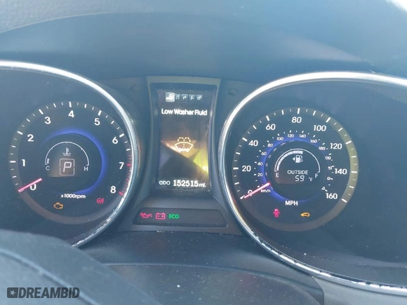2014 Hyundai Santa Fe Sport with VIN 5XYZWDLA0EG170247, listed as a IAAI auction lot 41696985 with 152,515 mi miles. Bid and sale history available at carsss.com. Image 7.