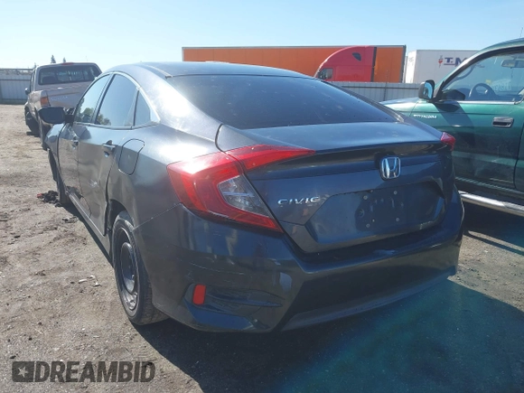 2017 Honda Civic Sedan LX with VIN 2HGFC2F57HH568416, listed as a IAAI auction lot 41812251 with 160,936 mi miles. Bid and sale history available at carsss.com. Image 3.