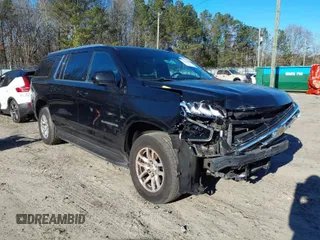 2021 Chevrolet Suburban LT z VIN 1GNSCCKD0MR195186, wystawiony jako IAAI lot #41621859 z przebiegiem 129 691 mil mil oraz . Historia ofert i sprzedaży dostępna na DreamBid. Obrazek 1.