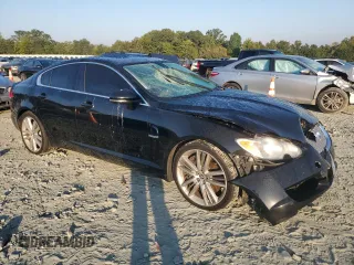 2010 Jaguar XF Supercharged with VIN SAJWA0HE9AMR69413, listed as a Copart auction lot 74997834 with 0 mi miles and Salvage Title. Bid and sale history available at carsss.com. Image 4.