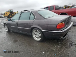 1997 BMW 7 Series 740il with VIN WBAGJ8329VDM00157, listed as a Copart auction lot 84459384 with 179,307 mi miles and Clean Title. Bid and sale history available at carsss.com. Image 2.