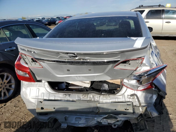 2017 Nissan Sentra S with VIN 3N1AB7AP8HY338639, listed as a Copart auction lot 53784335 with 121,369 mi miles and Salvage Title. Bid and sale history available at DreamBid. Image 6.