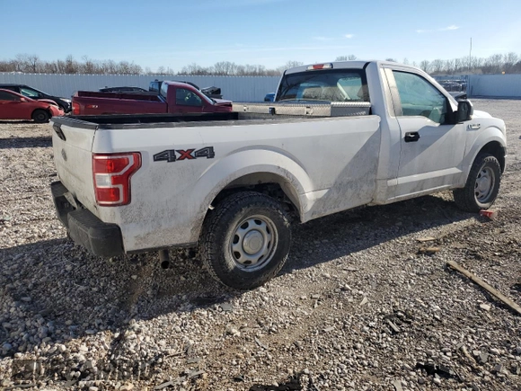 2018 Ford F-150 XL с VIN 1FTMF1EB6JKE03244, выставлен на аукционе Copart как лот 42908695 с пробегом 123 091 миль миль и Списание • Salvage title. История ставок и продаж доступна на DreamBid. Изображение 3.