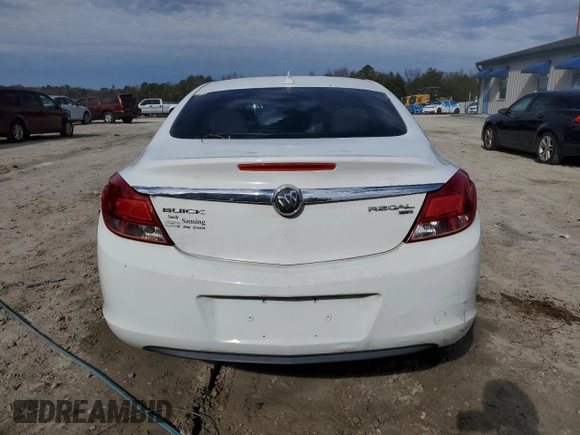 2011 Buick Regal CXL RL1 with VIN W04GN5EC1B1019647, listed as a Copart auction lot 88759455 with 0 mi miles and Salvage Title. Bid and sale history available at carsss.com. Image 6.