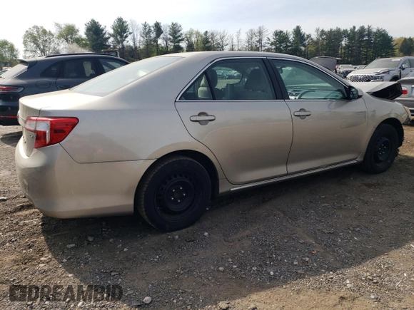 2013 Toyota Camry L with VIN 4T4BF1FK4DR312814, listed as a Copart auction lot 53952535 with 187,572 mi miles and Salvage Title. Bid and sale history available at carsss.com. Image 3.