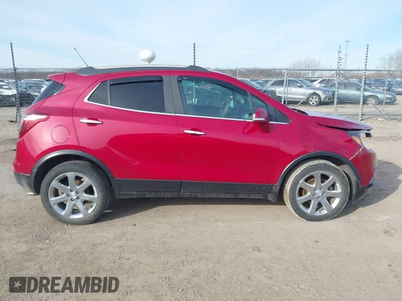 2017 Buick Encore Essence with VIN KL4CJCSB4HB172293, listed as a IAAI auction lot 41482029 with 107,685 mi miles and . Bid and sale history available at carsss.com. Image 13.