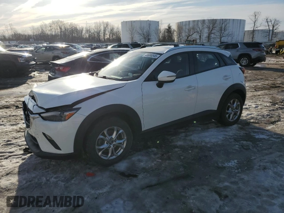 2019 Mazda CX-3 Sport with VIN JM1DKFB71K0423049, listed as a Copart auction lot 48686545 with 44,326 mi miles and Salvage Title. Bid and sale history available at carsss.com. Image 1.