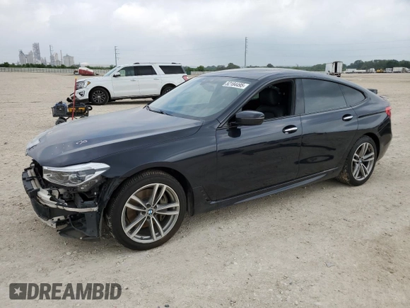 2018 BMW 6 Series 640i xDrive z VIN WBAJV6C52JBJ99507, wystawiony jako Copart lot #52184495 z przebiegiem 142 145 mil mil oraz Szkoda całkowita • Salvage title. Historia ofert i sprzedaży dostępna na DreamBid. Obrazek 1.