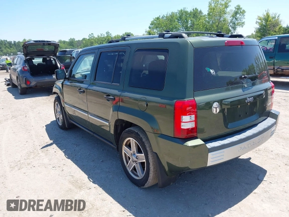 2008 Jeep Patriot Limited with VIN 1J8FT48W38D708743, listed as a IAAI auction lot 42665046 with 71,176 mi miles and . Bid and sale history available at DreamBid. Image 3.