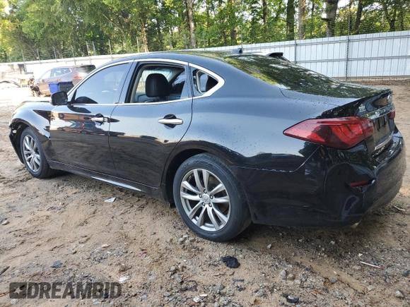 2015 Infiniti Q70 with VIN JN1BY1AP6FM540346, listed as a Copart auction lot 56942445 with 96,962 mi miles and Salvage title. Bid and sale history available at DreamBid. Image 2.