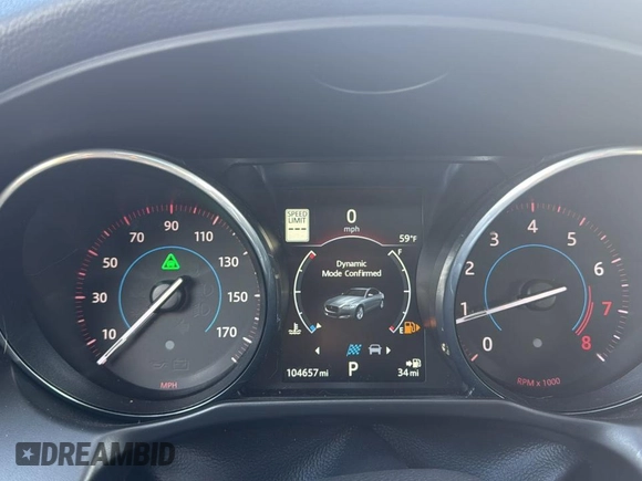 2016 Jaguar XF S with VIN SAJBM4BV0GCY13846, listed as a Copart auction lot 80396964 with 104,657 mi miles and Clean Title. Bid and sale history available at carsss.com. Image 8.