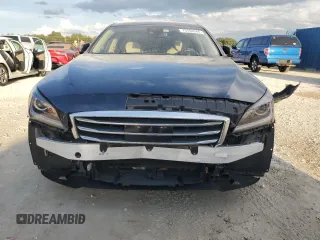 2017 Genesis G80 3.8L with VIN KMHGN4JE5HU199709, listed as a Copart auction lot 73598944 with 0 mi miles and Salvage Title. Bid and sale history available at carsss.com. Image 5.