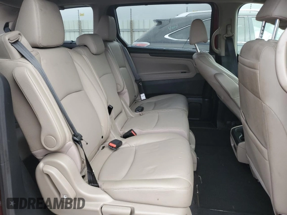 2022 Honda Odyssey Touring with VIN 5FNRL6H85NB067178, listed as a Copart auction lot 56577315 with 22,184 mi miles and Salvage title. Bid and sale history available at DreamBid. Image 11.