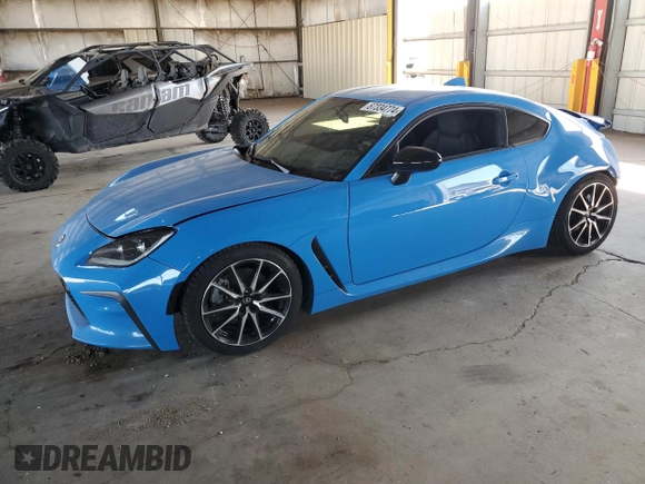 2023 Toyota GR86 with VIN JF1ZNBC13P8750048, listed as a Copart auction lot 67334774 with 35,653 mi miles and Salvage Title. Bid and sale history available at carsss.com. Image 1.