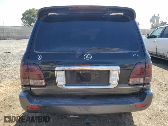 2006 Lexus LX 470 z VIN JTJHT00W264004516, wystawiony jako Copart lot #72607504 z przebiegiem 220 156 mil mil oraz Czysty tytuł • Clean title. Historia ofert i sprzedaży dostępna na DreamBid. Obrazek 6.